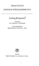 Bìa «Tractatus logico-philosophicus»