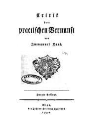 Bìa «Kritik der praktischen Vernunft»